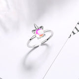 Unicorn Moonstone Ring