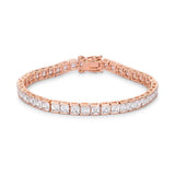 Princess Tennis Bracelet, Rose Gold