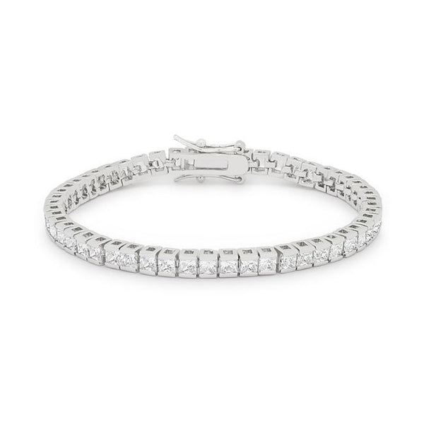 Princess Tennis Bracelet, Silver