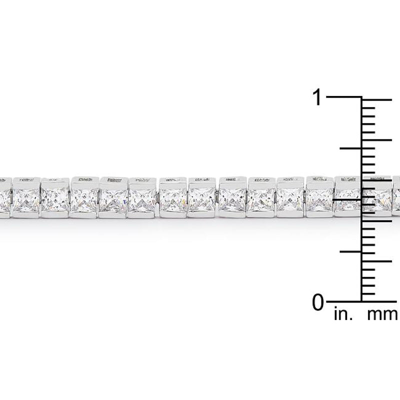 Princess Tennis Bracelet, Silver