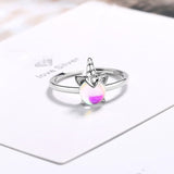 Unicorn Moonstone Ring
