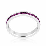 June Birthday Stackable Eternity Ring