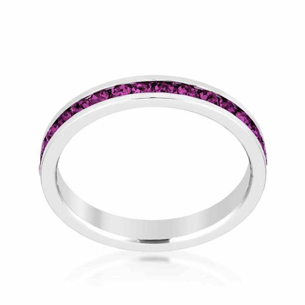 June Birthday Stackable Eternity Ring