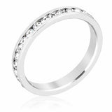 April Birthday Stackable Eternity Ring