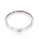 February Birthday Stackable Eternity Ring