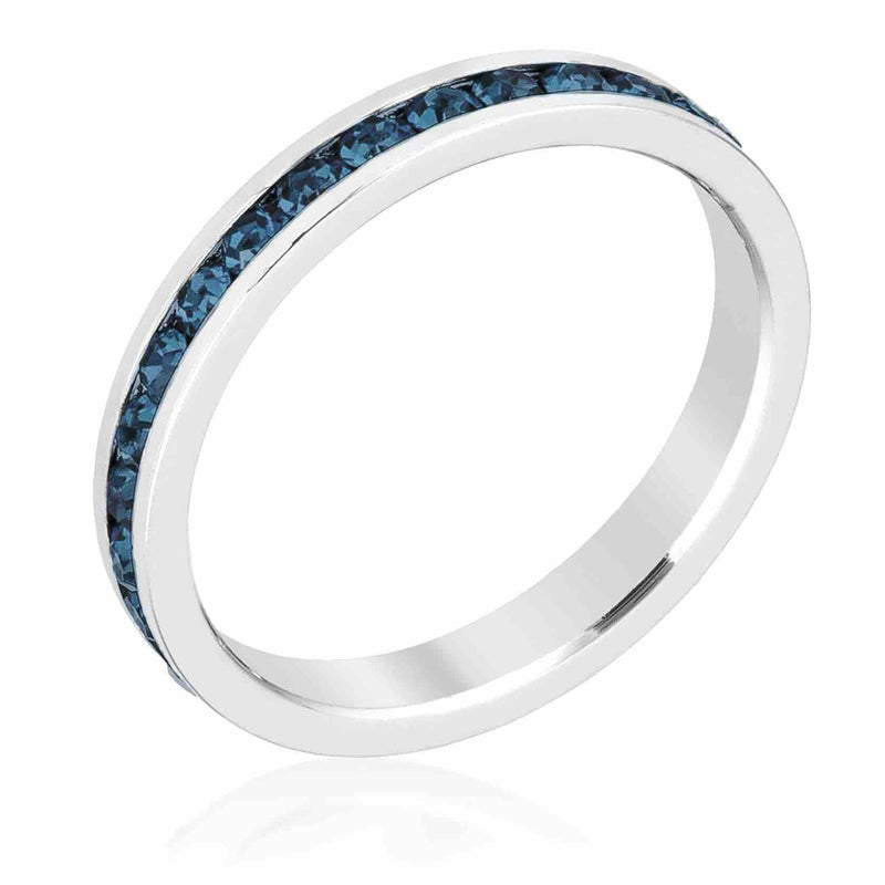 September Birthday Stackable Eternity Ring