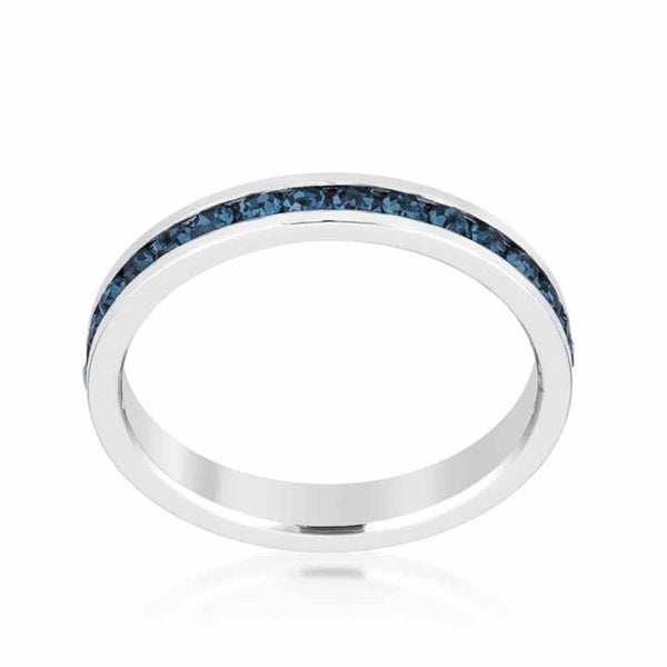 September Birthday Stackable Eternity Ring