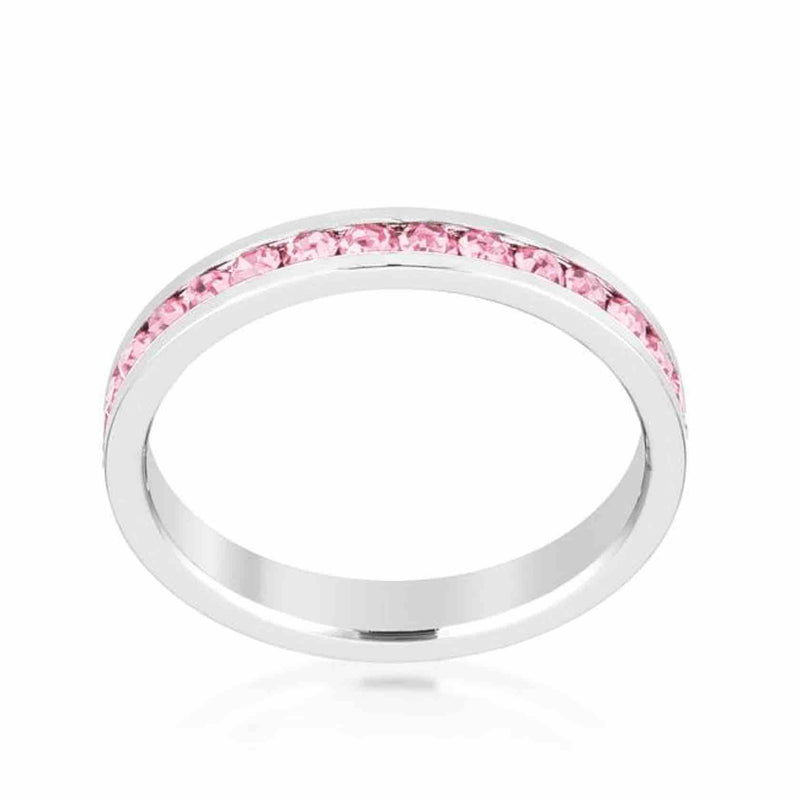 October Birthday Stackable Eternity Ring