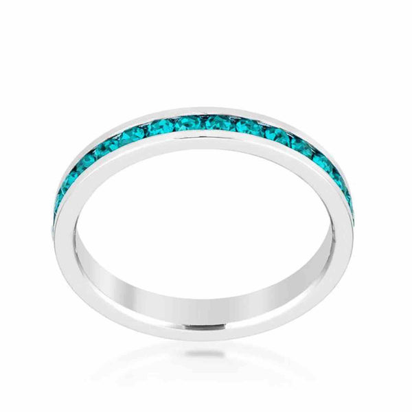 December Birthday Stackable Eternity Ring