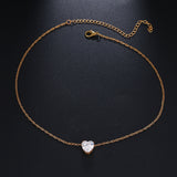 Heart Choker Necklace