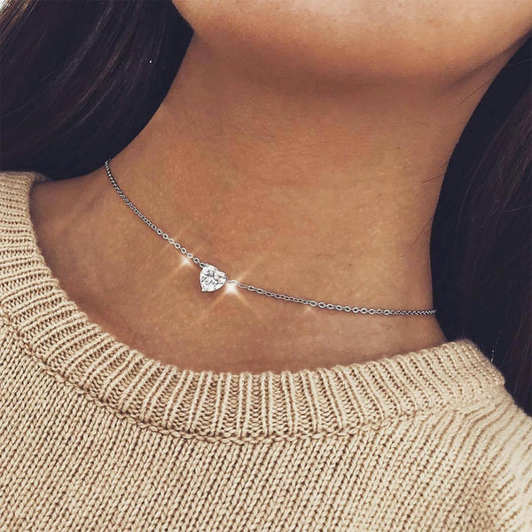 Heart Choker Necklace